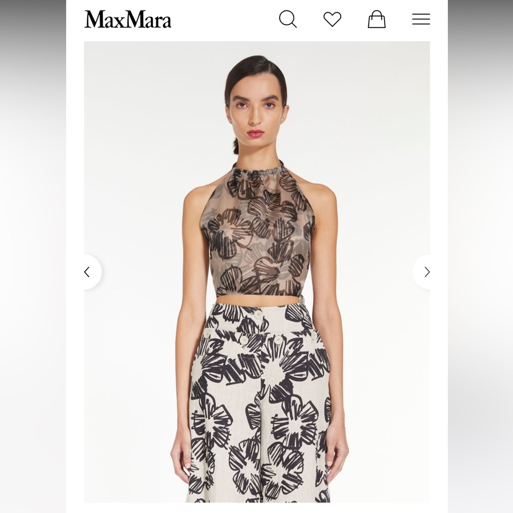 Sheer halter glamorous to the Max (Mara)!